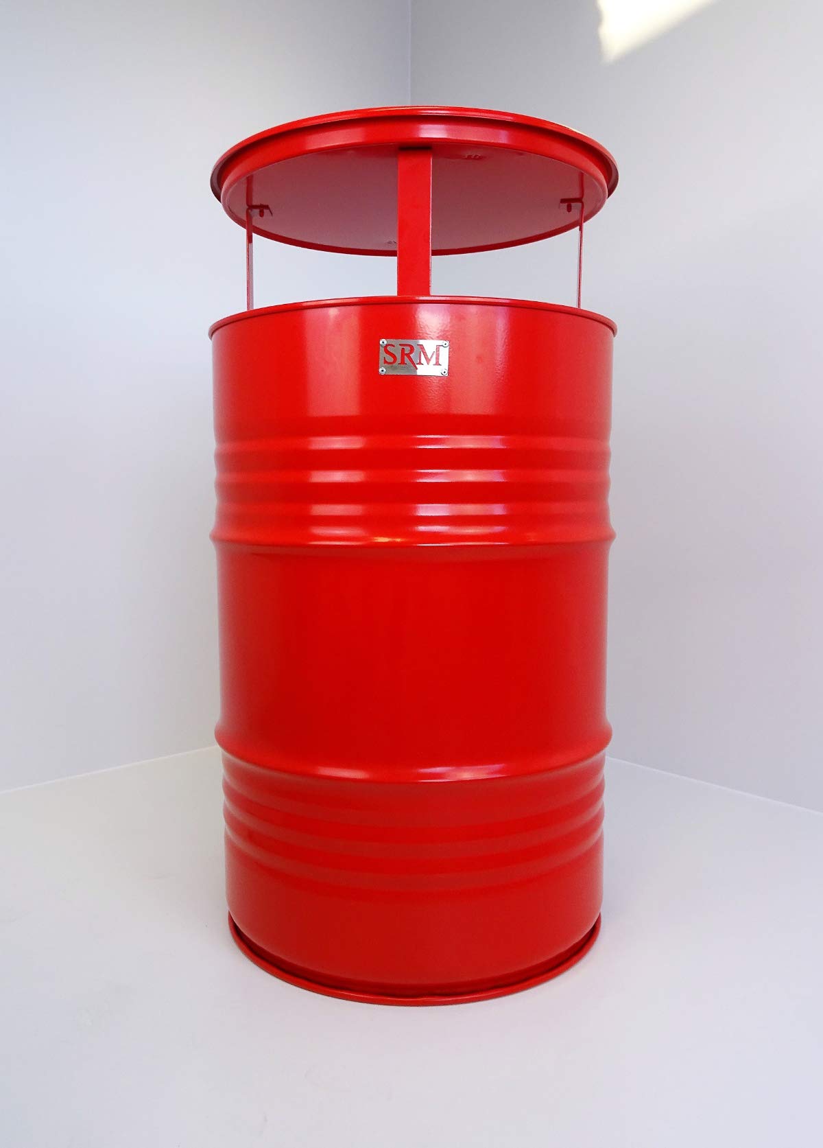 Fassmöbel Stehtisch Bistrotisch Tisch Design Partytisch Rot Ø 57cm Höhe 108cm / Glatter Glanz - Pflegeleichte Oberfläche