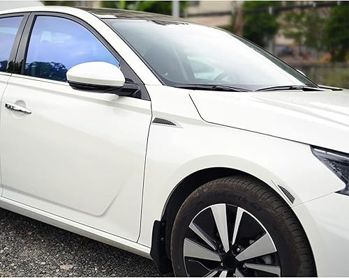 Miniatura 6 de Adhesivo reflectante de seguridad para automóvil, marcador lateral de fibra de carbono, advertencia de seguridad, tira anticolisión, protección