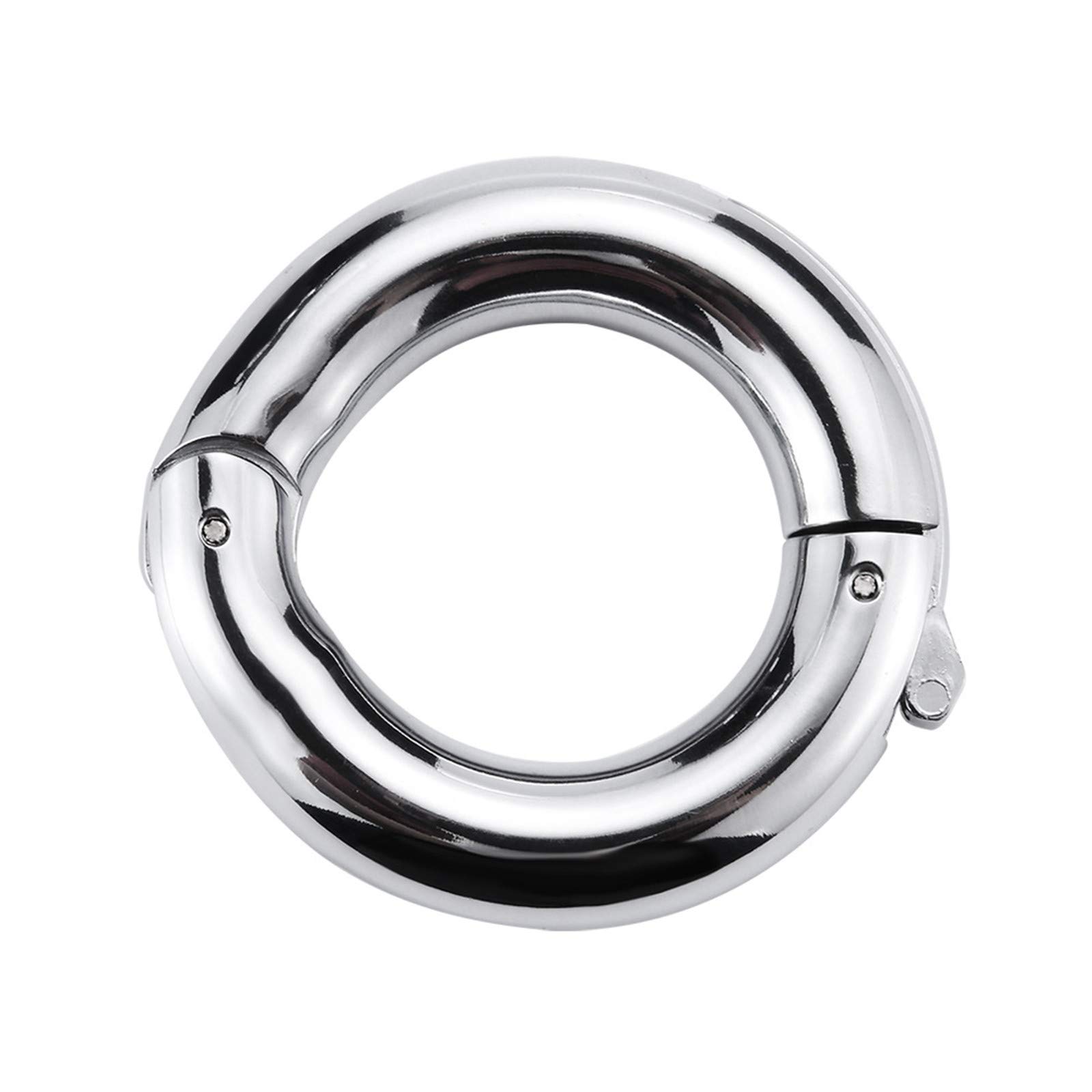 SeLgurFos Anelli del testicolo per gli uomini, diametro regolabile dell'anello del pene 30-40mm, materiale in lega di zinco Anello di ritardo del peso Anello maschile Giocattoli del sesso (small)