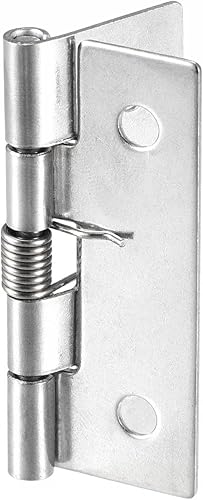 Miniatura 9 de uxcell Bisagras cargadas por resorte, 1" bisagra de cierre automático de acero inoxidable 304 para gabinete 2pcs