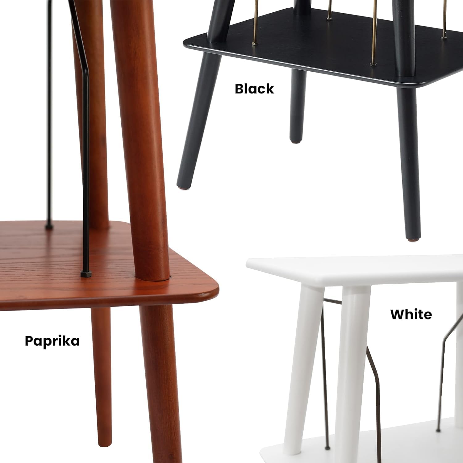Crosley ST66-BK Manchester - Soporte para Tocadiscos con Almacenamiento de Cables, Color Negro