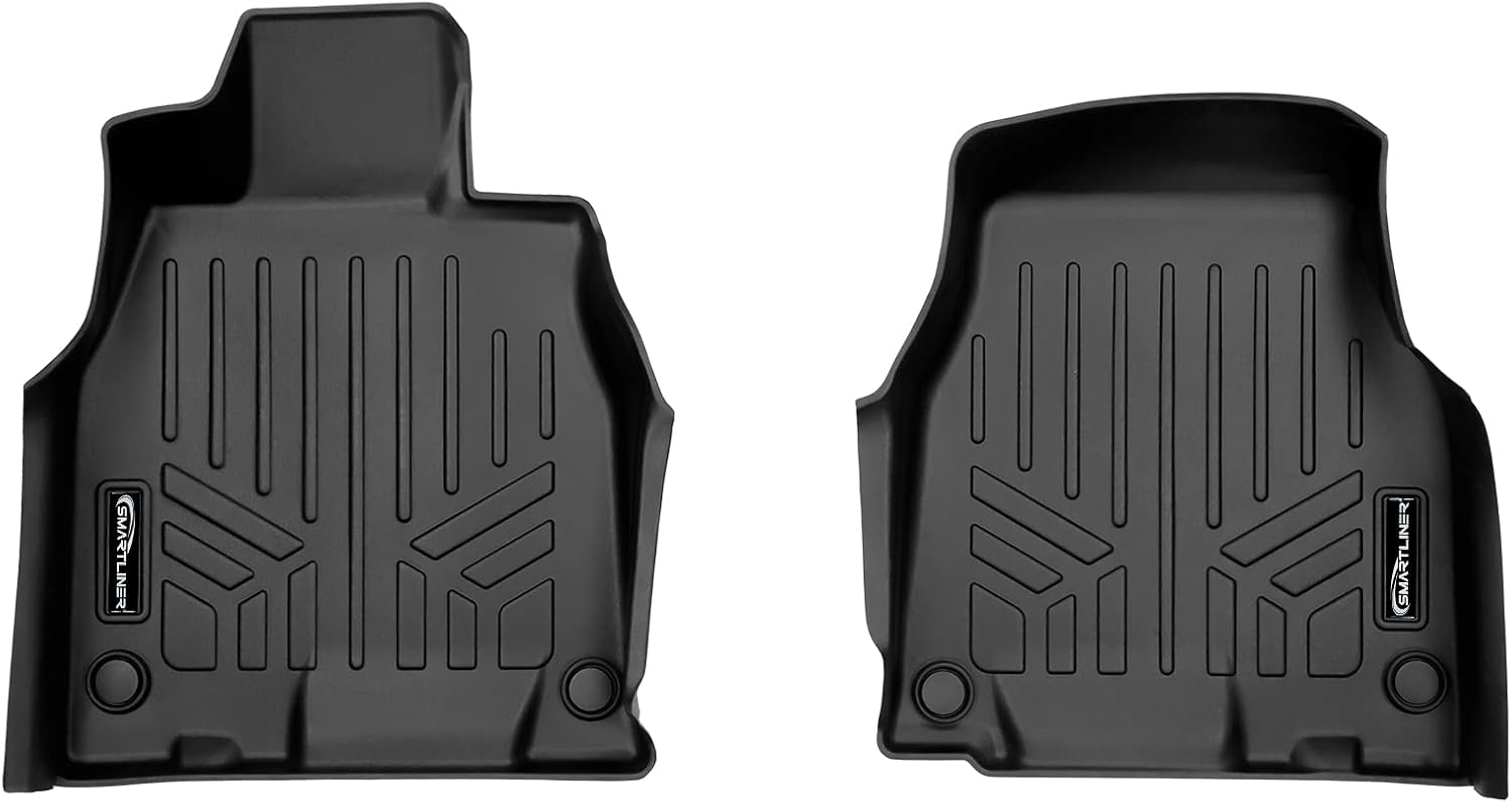 SMARTLINER All Weather Protection Custom Fit 2nd Row Floor Mat Liner Set Compatible with 2023-2025 Mercedes-Benz AMG EQE