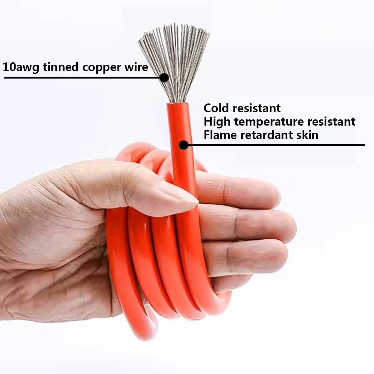 10AWG Alligator Clips,XT60 Quick Release Adapter to Alligator Clips with 2FT,Battery Alligator Clips Clamp to XT60 Extension Cord for Cars Motorcycles