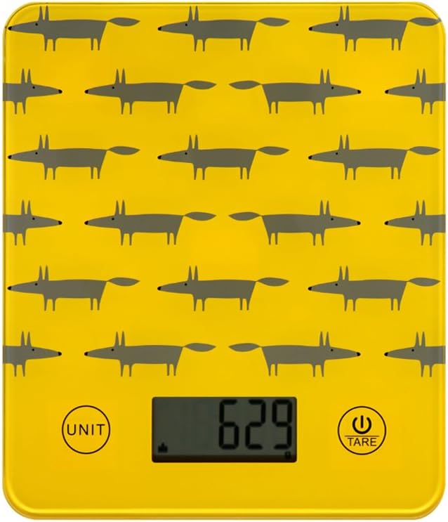 Scion Mr Fox Yellow Electronic Scales