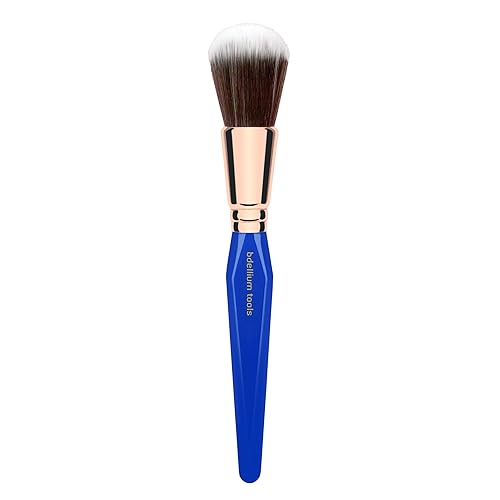 Miniatura 3 de Bdellium Tools Brocha de maquillaje profesional  Golden Triangle 958 Duo Fibra Polvo Mezcla  Con todas las fibras sintéticas veganas y suaves, para