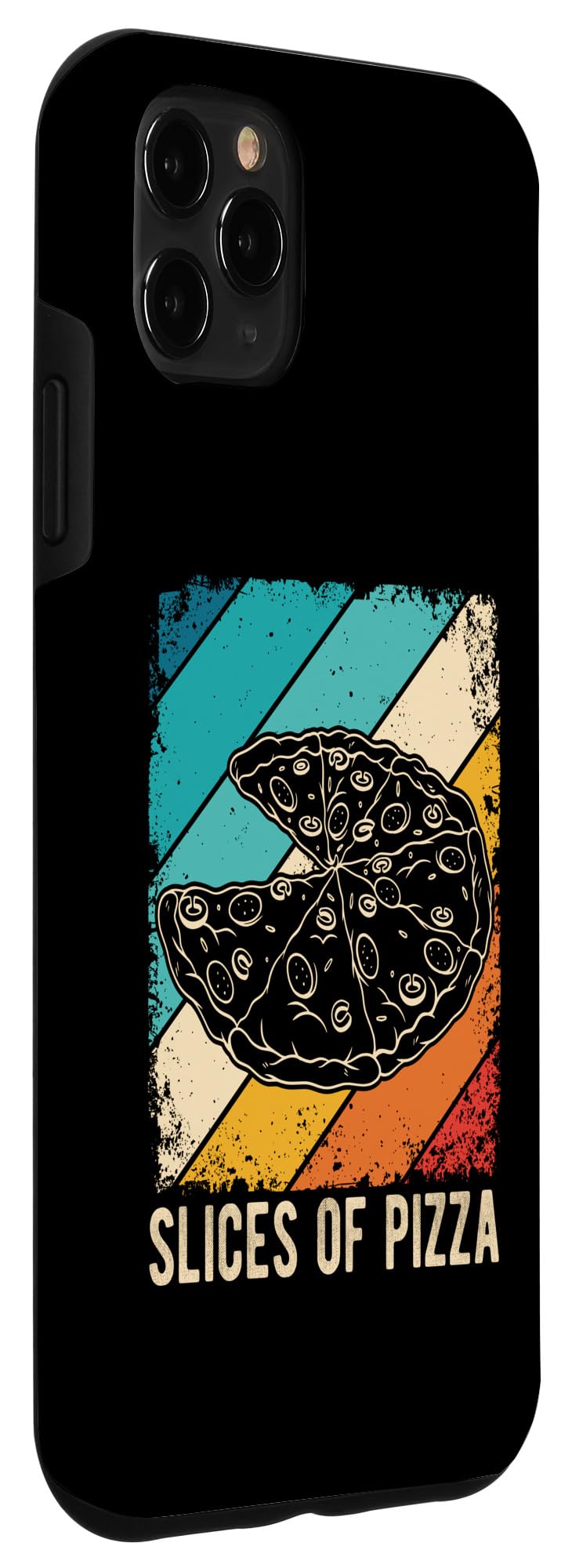 iPhone 11 Pro Max SLICES OF Pizza Vintage Pizza Case - Image 3