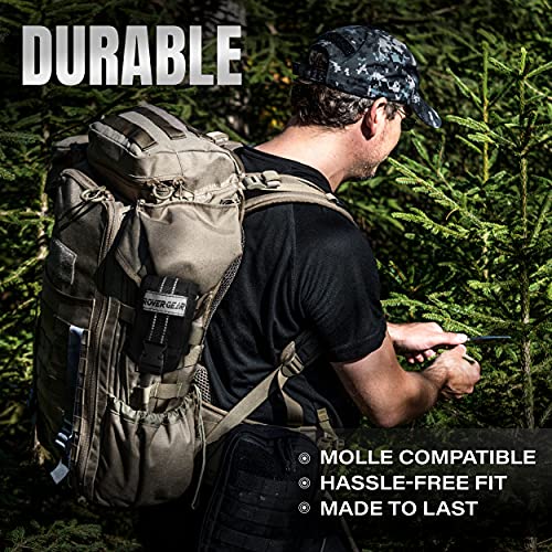 Rover Gear Dual Multi-Tool Sheath | Holds Two Multi-Tools Or Folding Knives | Molle Compatible | Belt Holster | Lightweight, Durable Pouch #TOP4