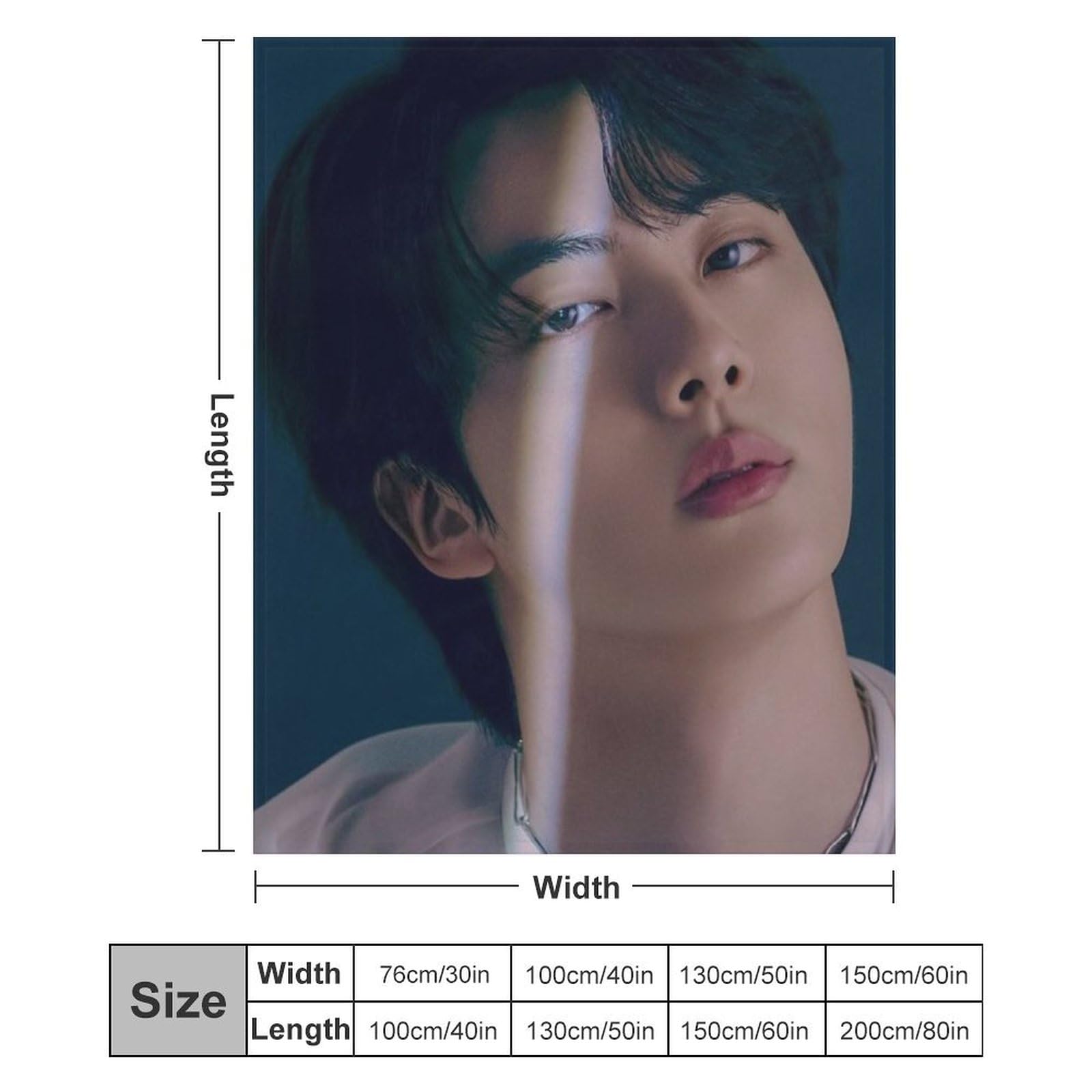 bts ジン ブランケット Amazon｜BTS Jin ブランケット 掛け毛布 洗える 耐久性 毛布