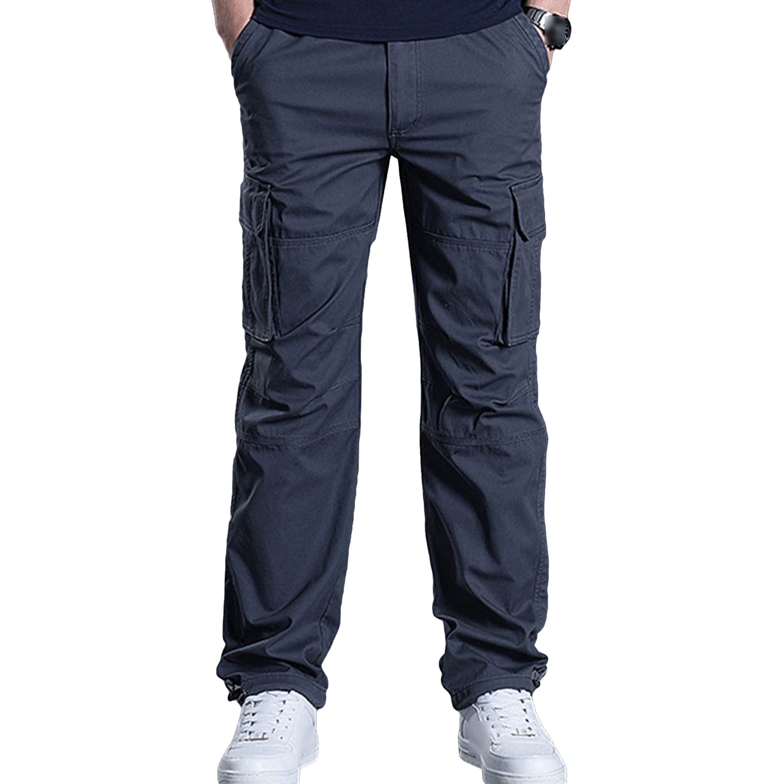 Pantalon militaire multi-poches hommes cargo droit d'extérieur - 4