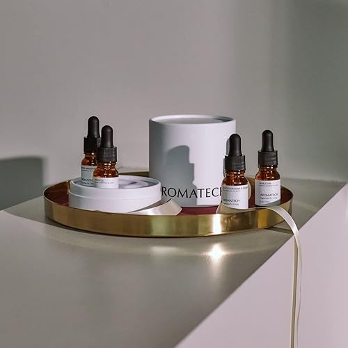 Miniatura 4 de AromaTech The Holiday Collection Set  Set de regalo de aceites esenciales difusor de aroma mezcla de abeto noble, Fireside, pan de jengibre