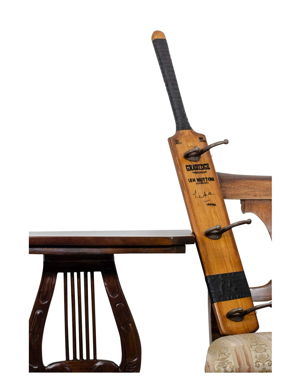aubaho Mazza da Cricket Guardaroba attaccapanni Decorazione Ferro Legno Stile Antico