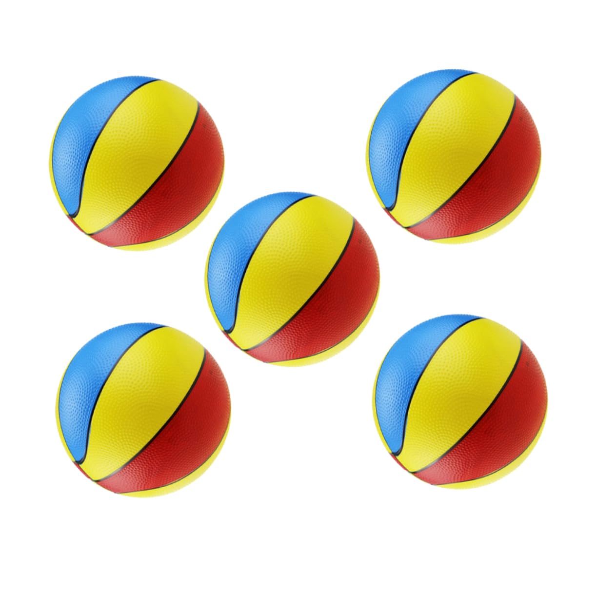 VANZACK 5 Palloni Spiaggia Gonfiabili in PVC Leggeri e Sicuri per Piscina Spiaggia e Feste Estive Facili da Sgonfiare e Trasportare