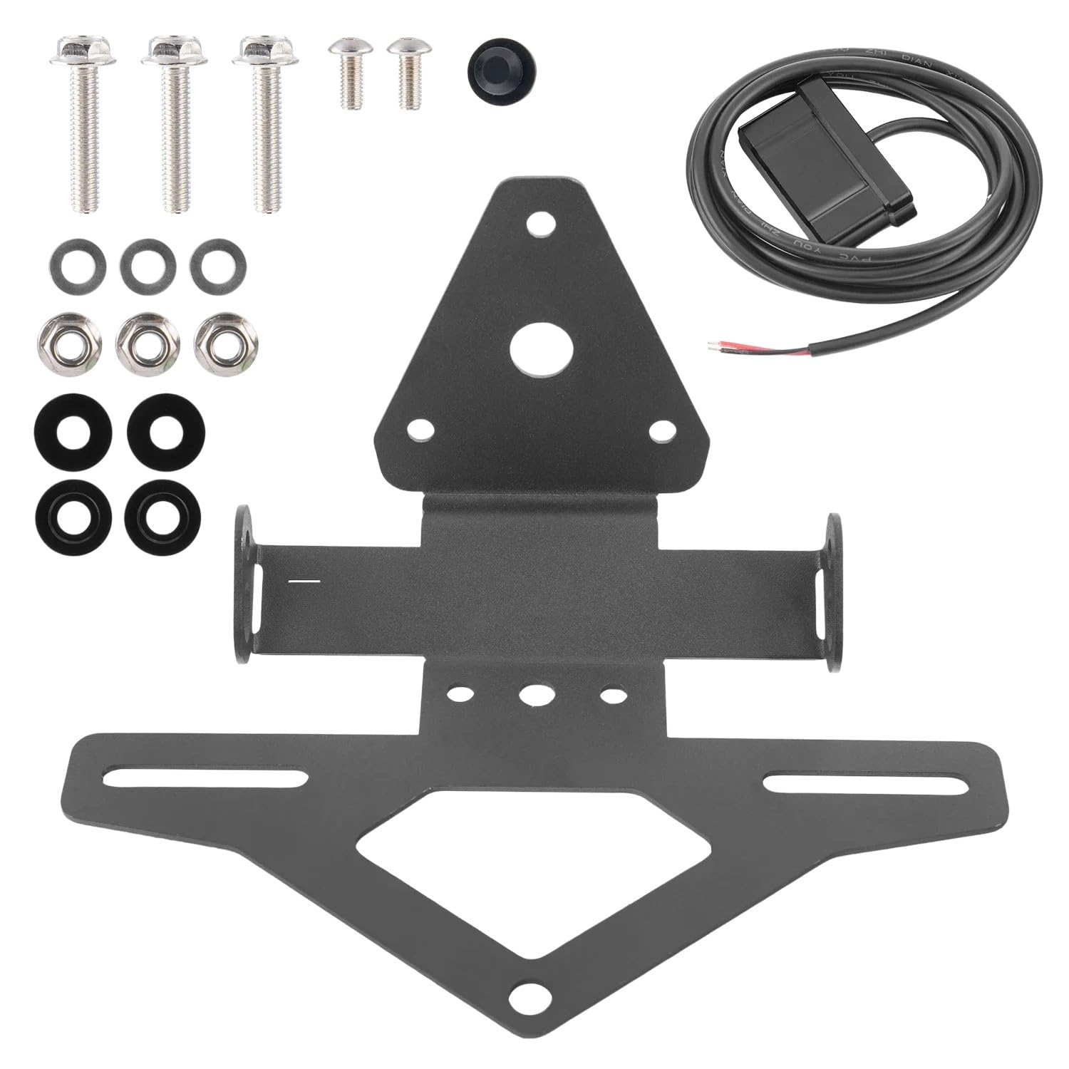 Portatarga Staffa di supporto posteriore per telaio targa moto Coda corta Accessori per 660 2024-2025