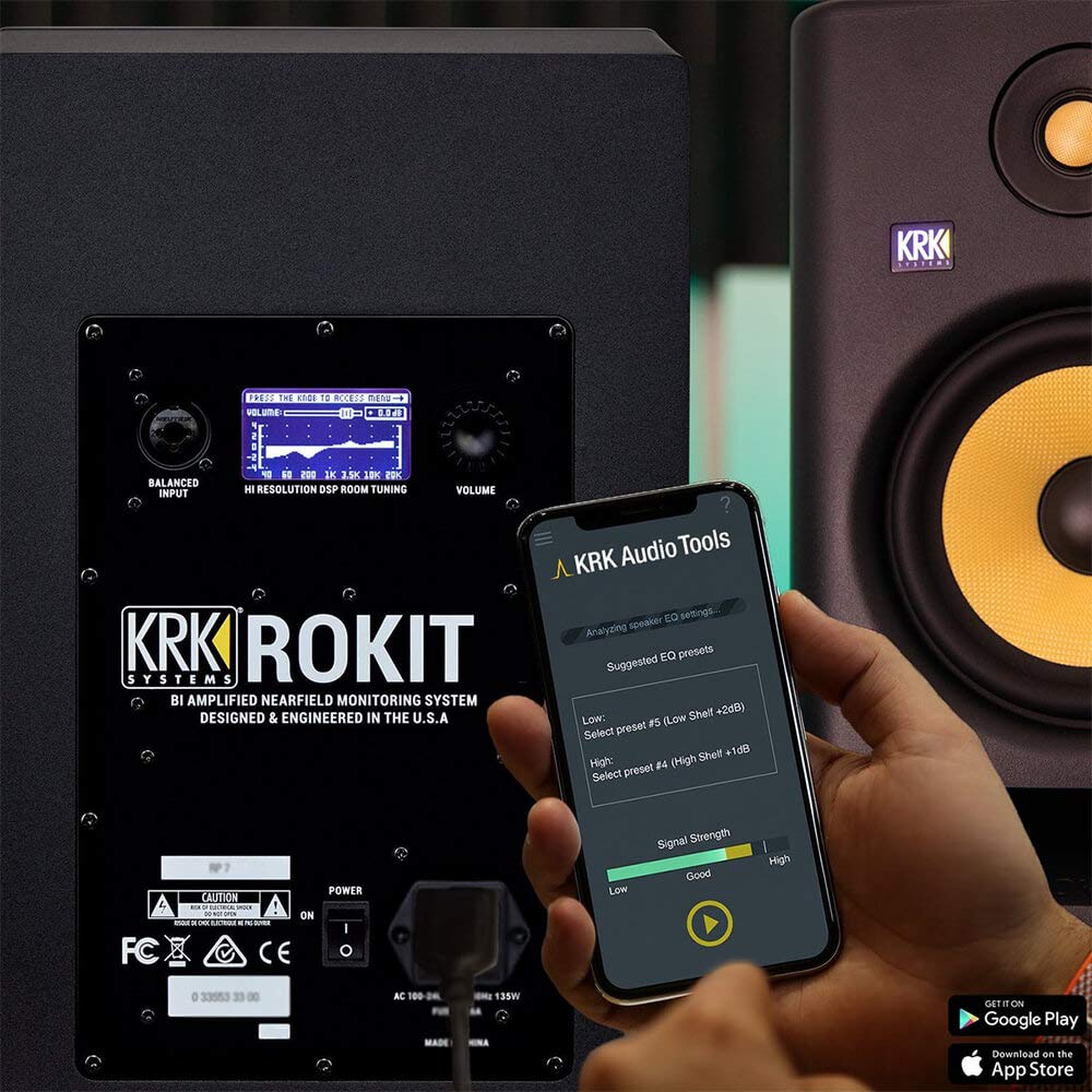 KRK Rokit RP5 G4, Amplificatore Active Studio Monitor (una coppia)