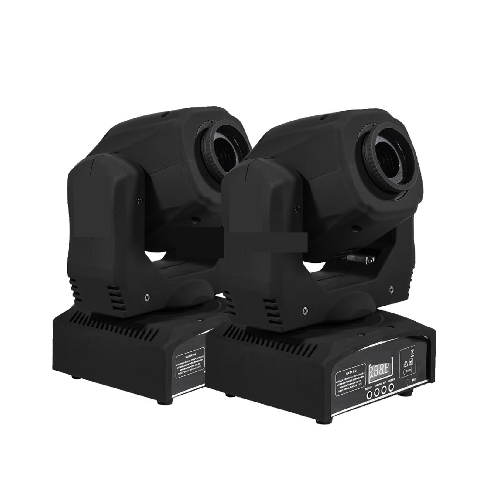 2 Sztuk/zestaw 60W LED Gobo Reflektor Z Ruchomą Głowicą Wzór Punktowy Ręczne Ustawianie Ostrości DMX Obrotowy Sceniczny Światło Dla Dj Disco Party Show Niskie ZużYcie Energii