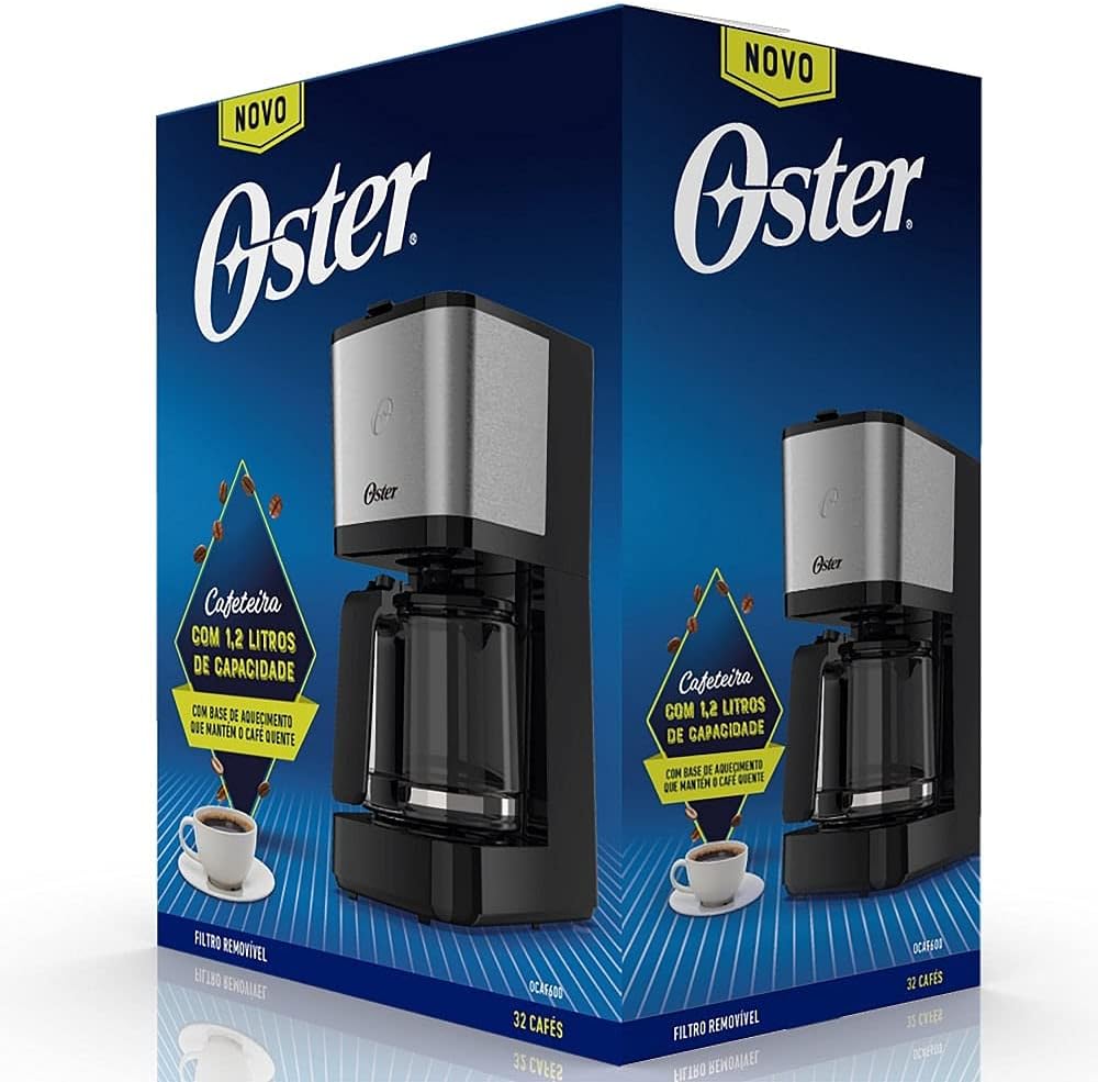 Cafeteira Oster Inox 1,2L - 220V