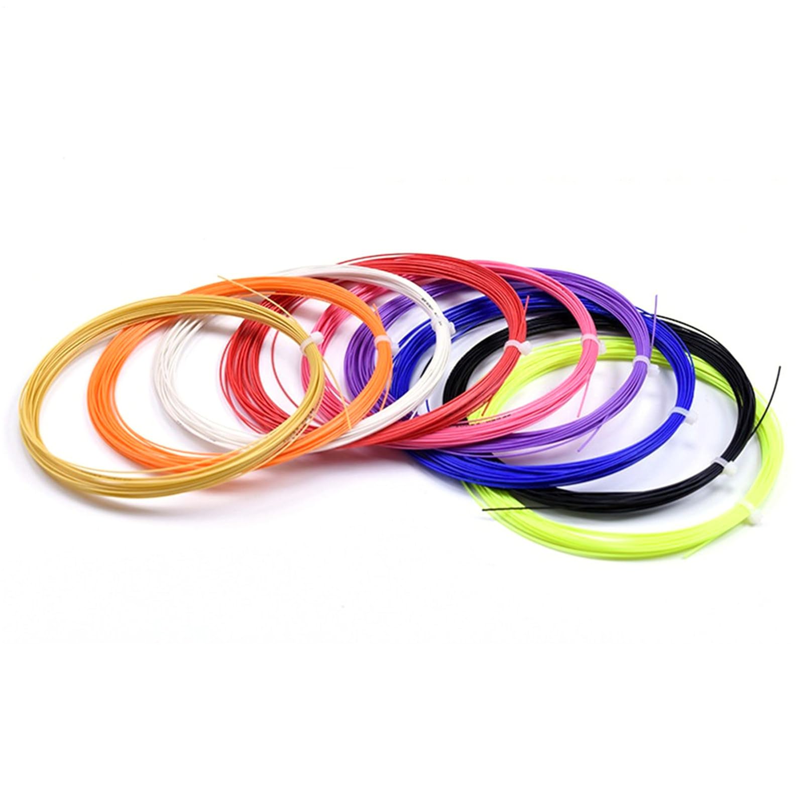 Corde de badminton Bg65 – Lignes de raquettes résistantes à l'usure, raquette d'entraînement sportif longue durée pour tension du poignet | Bobine de cordage de raquette pour professionnels amateurs