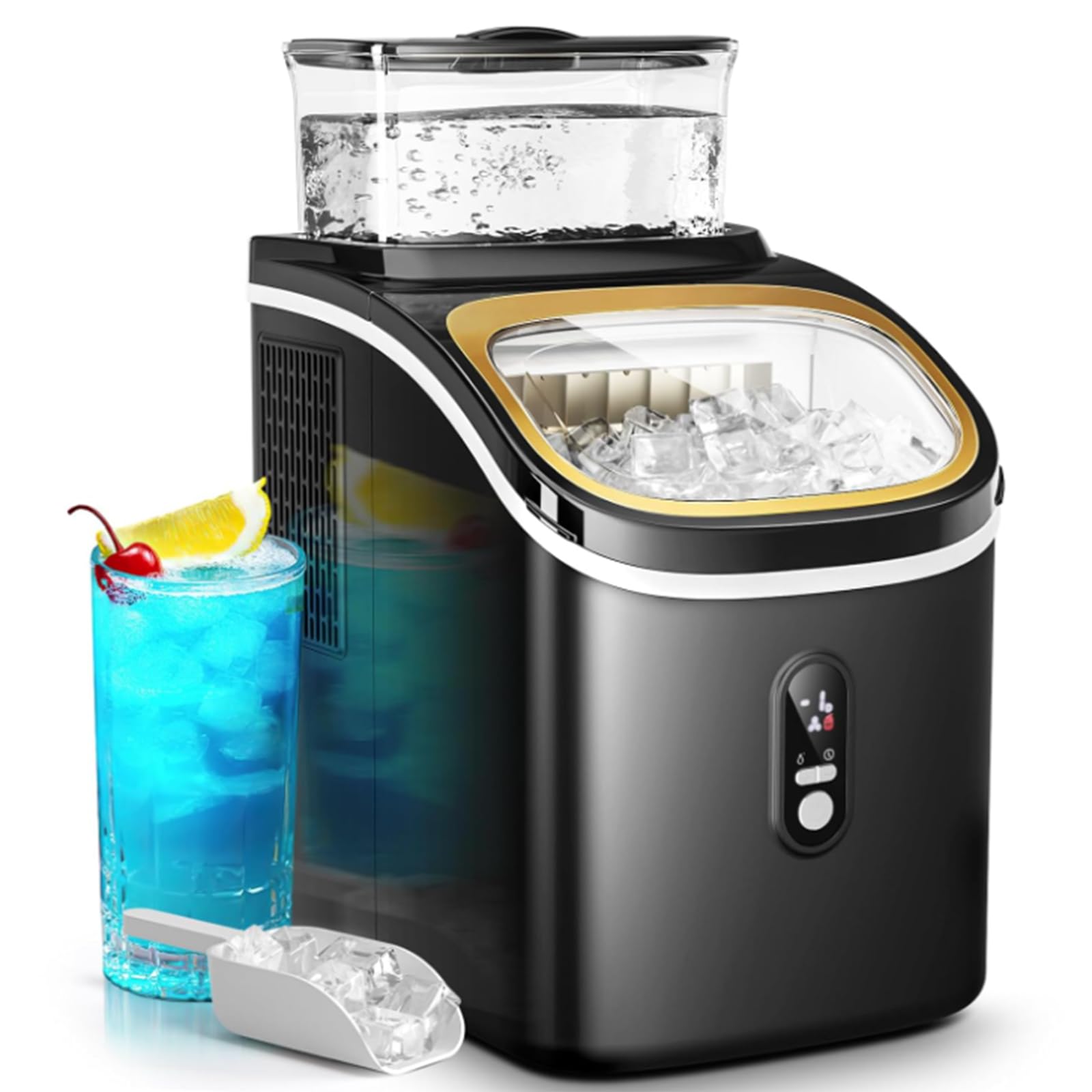 Machine à glaçons portable anti-fonte avec réservoir amovible 1,5L