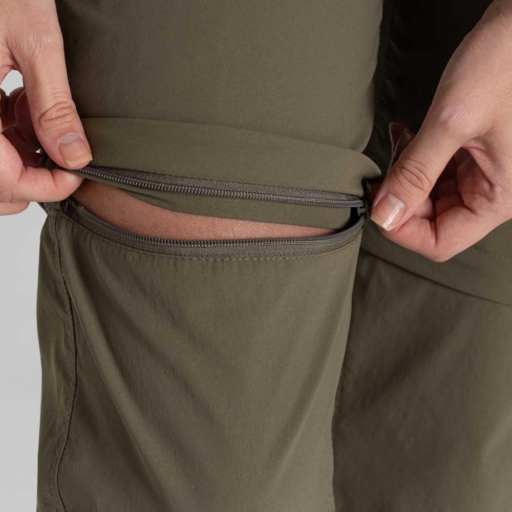 Craghoppers NosiLife Zip-Off Tropenhose/Wanderhose Shorts für Damen Insektenabweisend