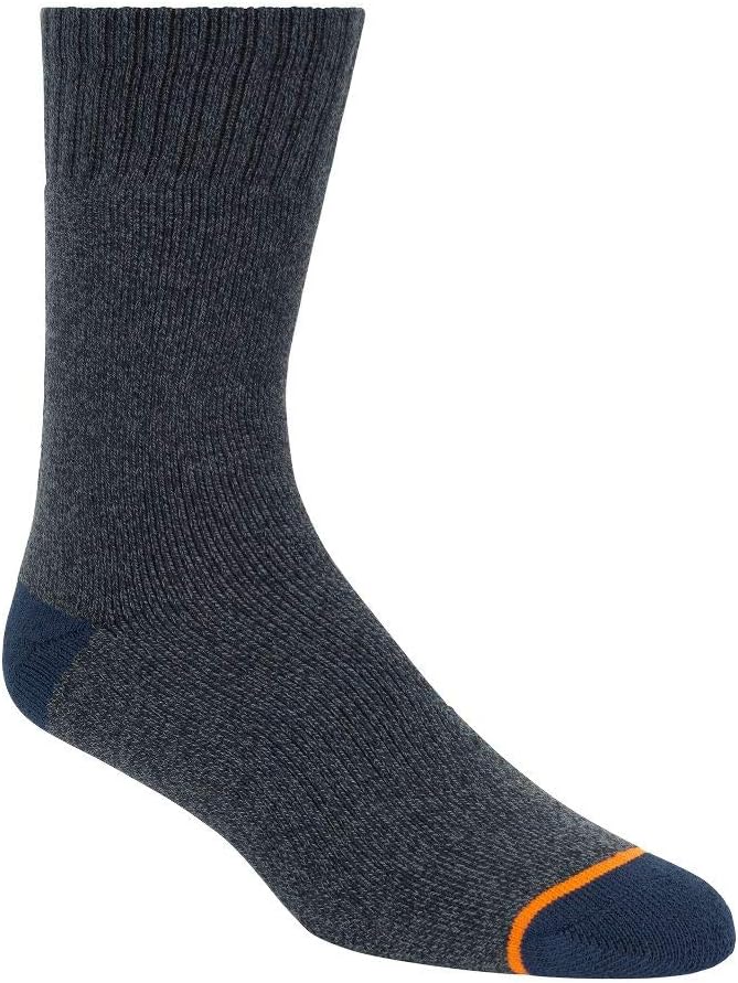 Weatherproof Men's 5-pack Thermal Crew Socks With Comfort Toe, Cushioned Footbed & Arch Support
