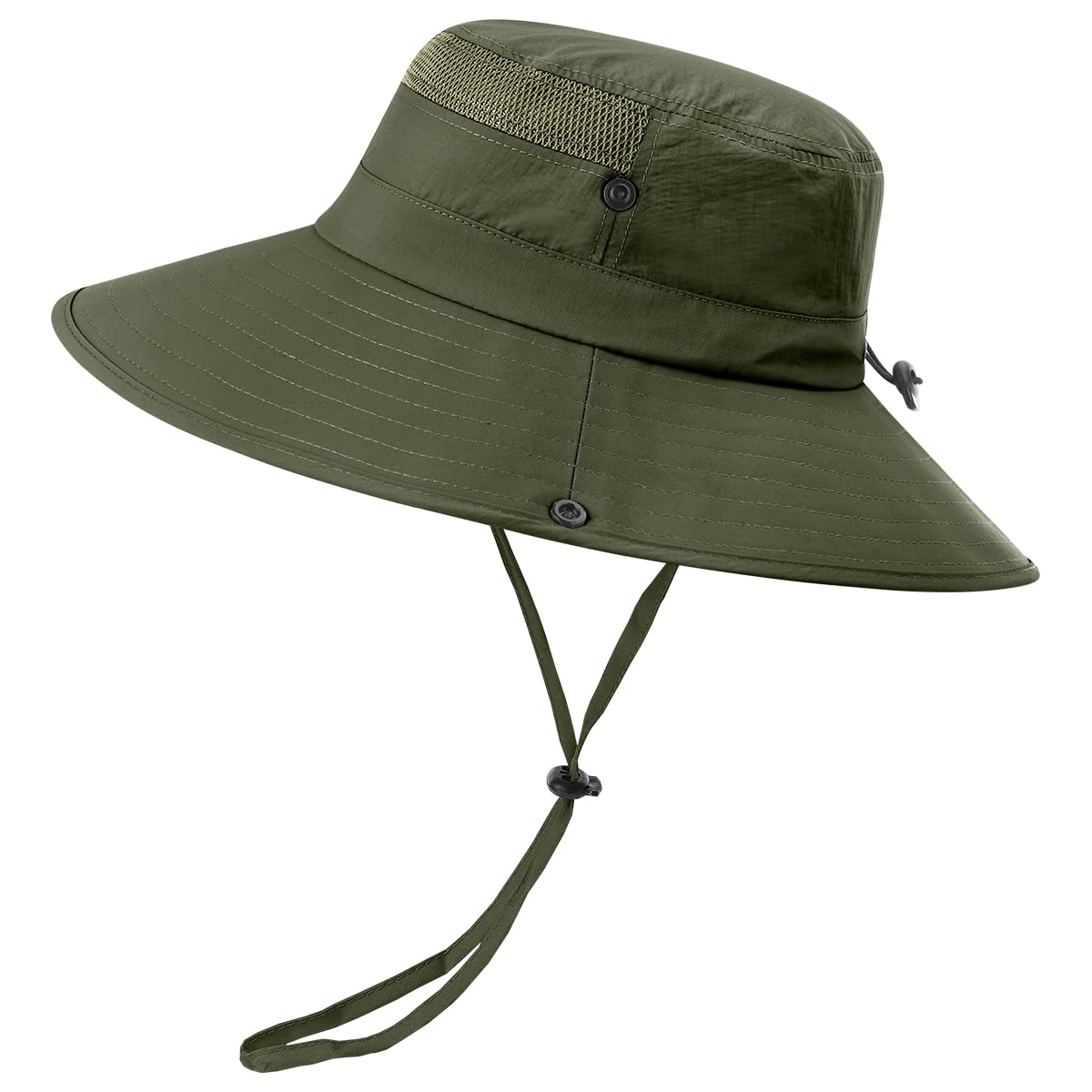 帽子 OVY Nylon Water-Repellent Bucket Hat Cotton Nylon Water-Repellent Bucket Hat (black) | OVY