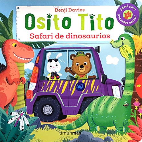 Portada de Osito Tito. Safari de dinosaurios