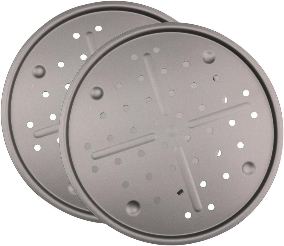 Pargat Housewares Double Pizza Tray Set, with Teflon™ Non Stick Coating PTFOA Free