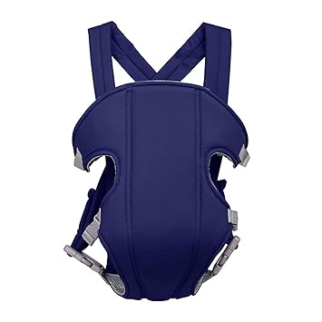 Ergono c Baby Carryer Holder 3-16 Month Facing-in Front and Back Holder Mesh Kangaroo Carryer for Infant (Dark Blue) -Layfoo