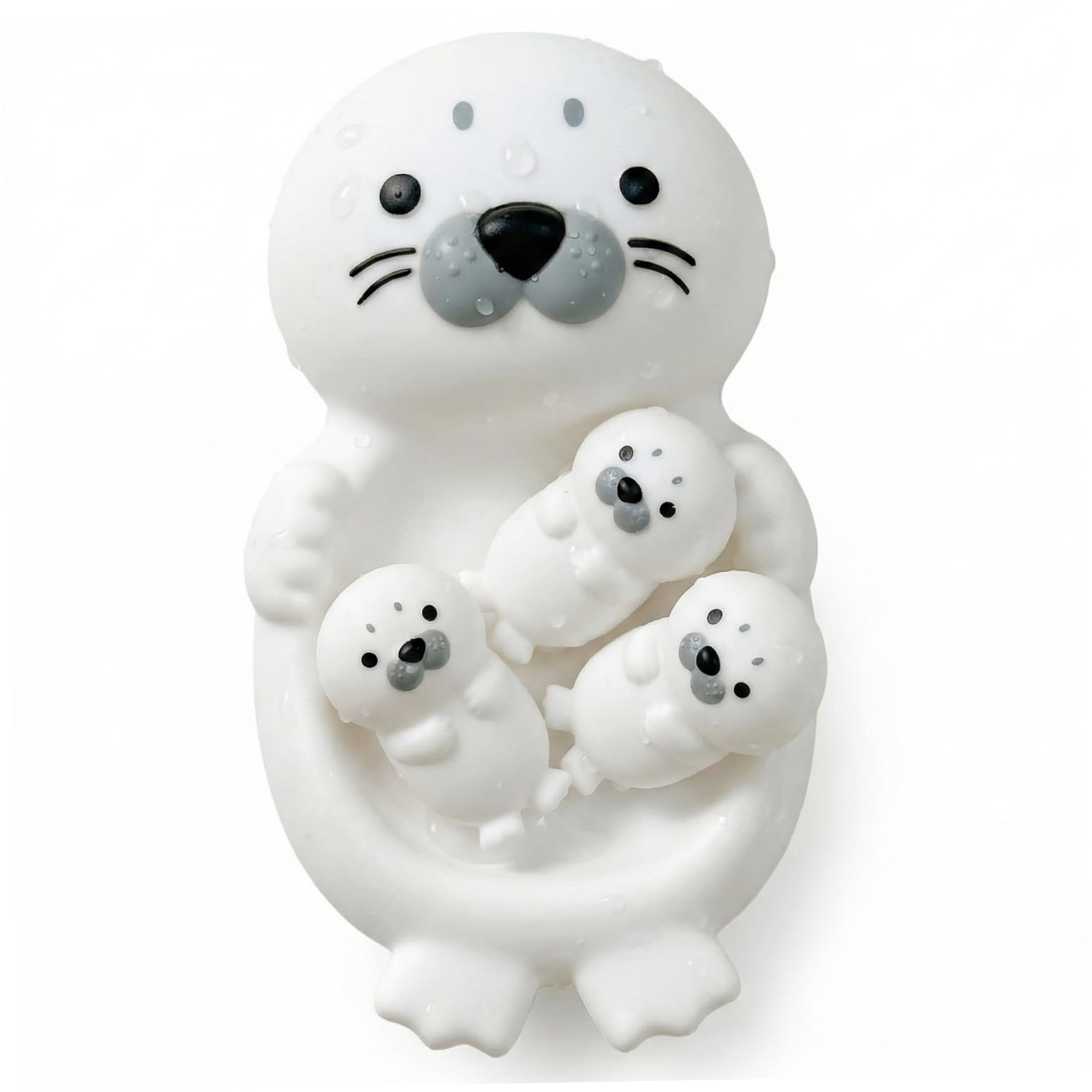 Vistnale 1 Set Otter Toy Floating Squeeze Bath Toys for Babies Fun Play & Affectionate Bonds for Toddlers, Boys, Girls, Bathtub Toys