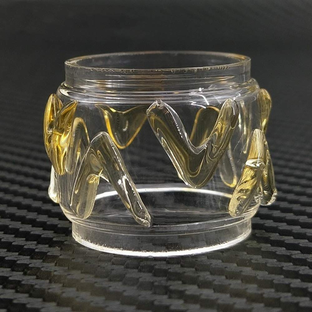 20 pièces Relief Texture Étendre Ampoule Tube en Verre pour SMOK TFV8 Grand Bébé Réservoir/RBA Bobine Atomiseur Fit Stick V8 Kit etc. sans Tabac ni Nicotine (Color : TFV8 Big Baby RBA)