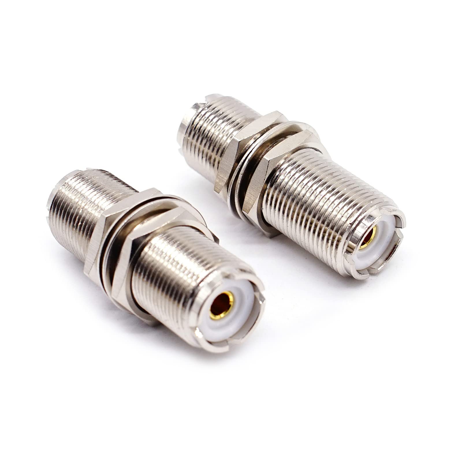 RF Coaxial Adapter UHF SO-239 Female ( Jack) To 2X UHF Female 3 Way "T - Foto 2