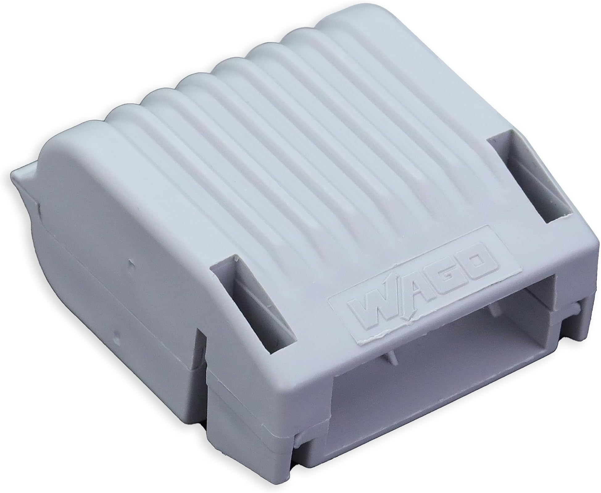 207-1331 | WAGO Gelbox for 221 and 2773 Series connectors | Moisture Protection | IPX8-certified | 12 AWG | Gray, Label-Free housing | Small | [Box of 4 Pieces]