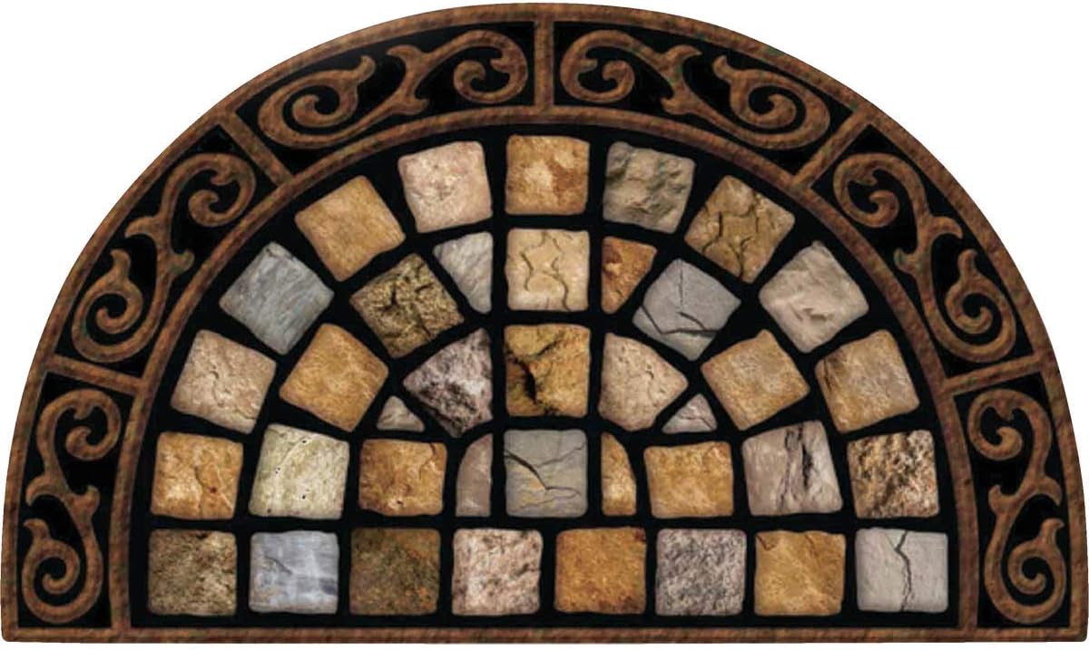 Apache Masterpiece Roman Road 22 In. x 36 In. Fiber/Recycled Rubber Door Mat - 1 Each