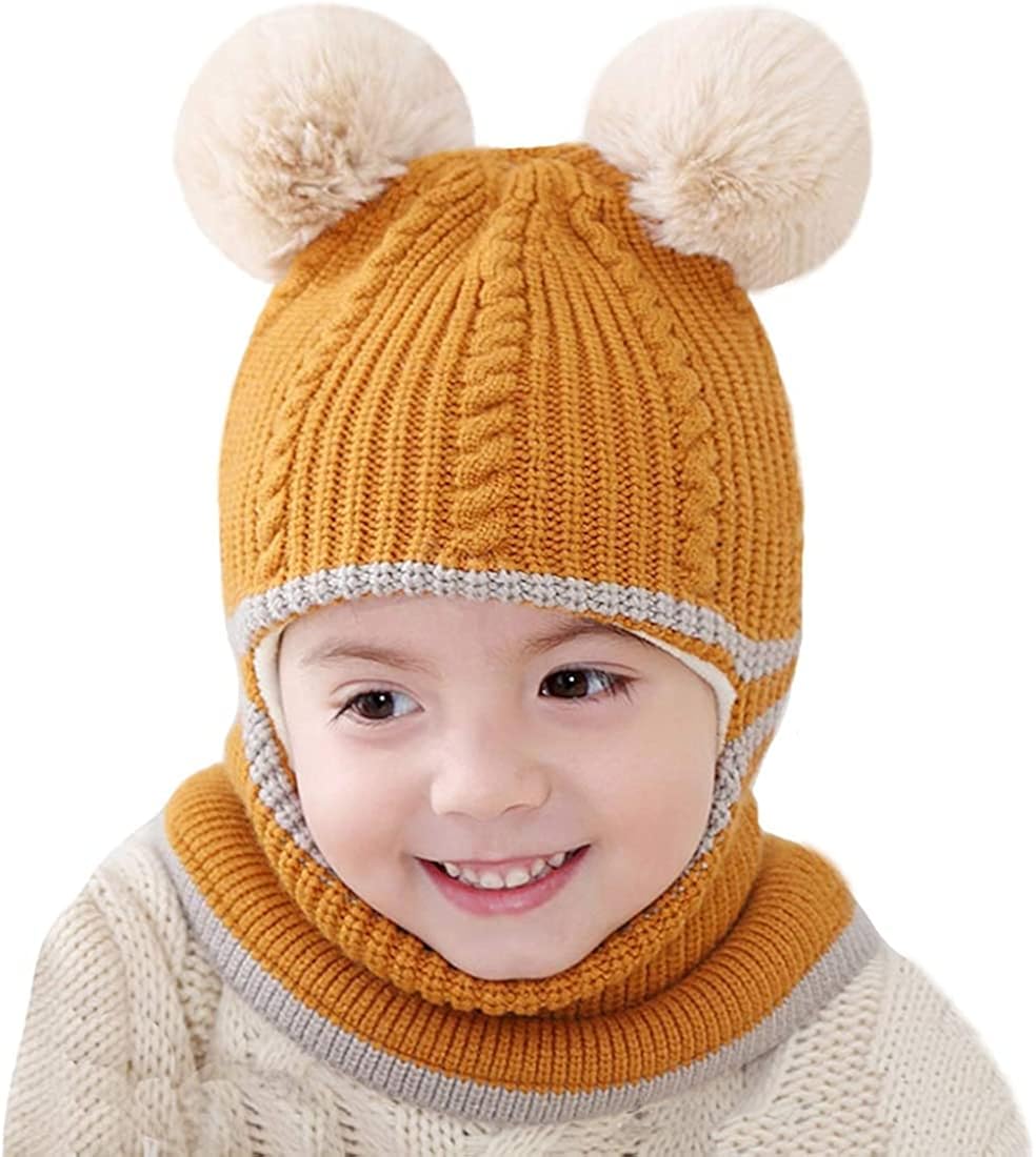Buy Krystle Kids Winter Hat,Baby Girls Boys Winter Hat, Thick Scarf