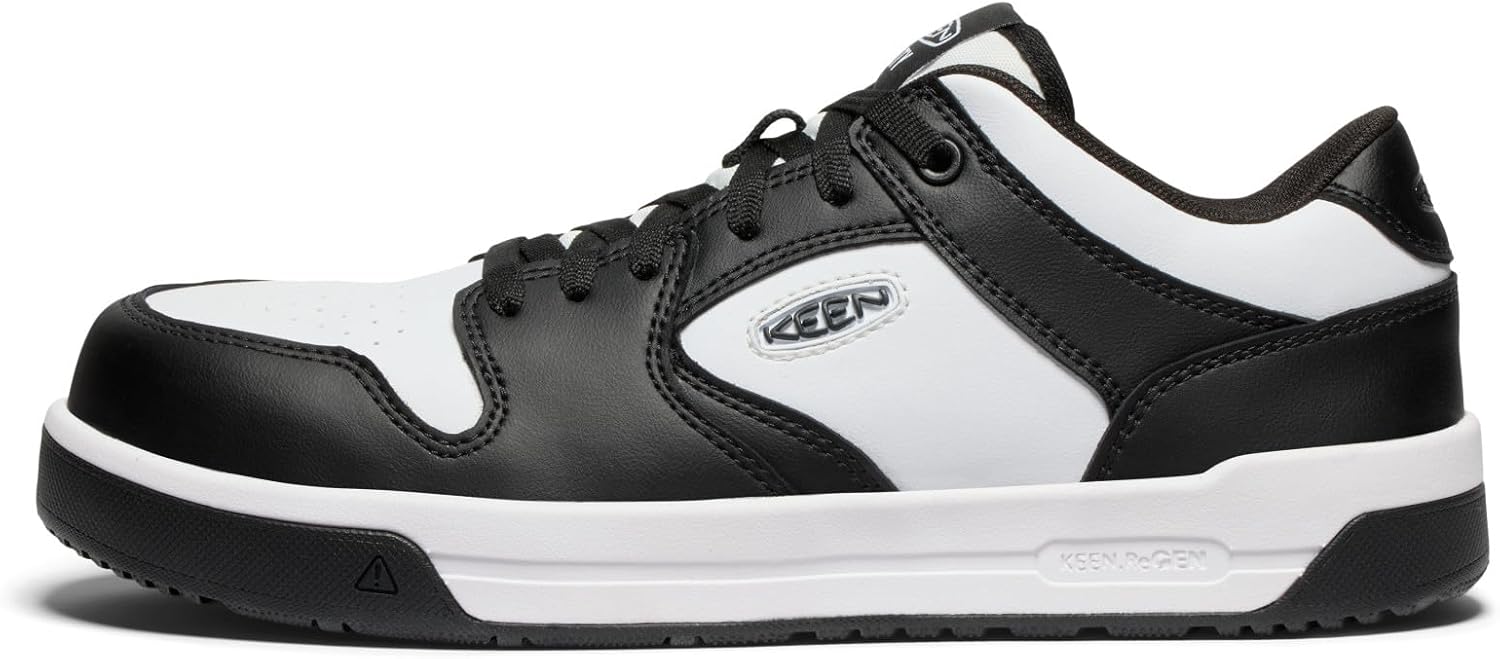 KEEN Utility Mens Overton Low Height Composite Toe Lightweight Durable Work Sneakers - Image 3