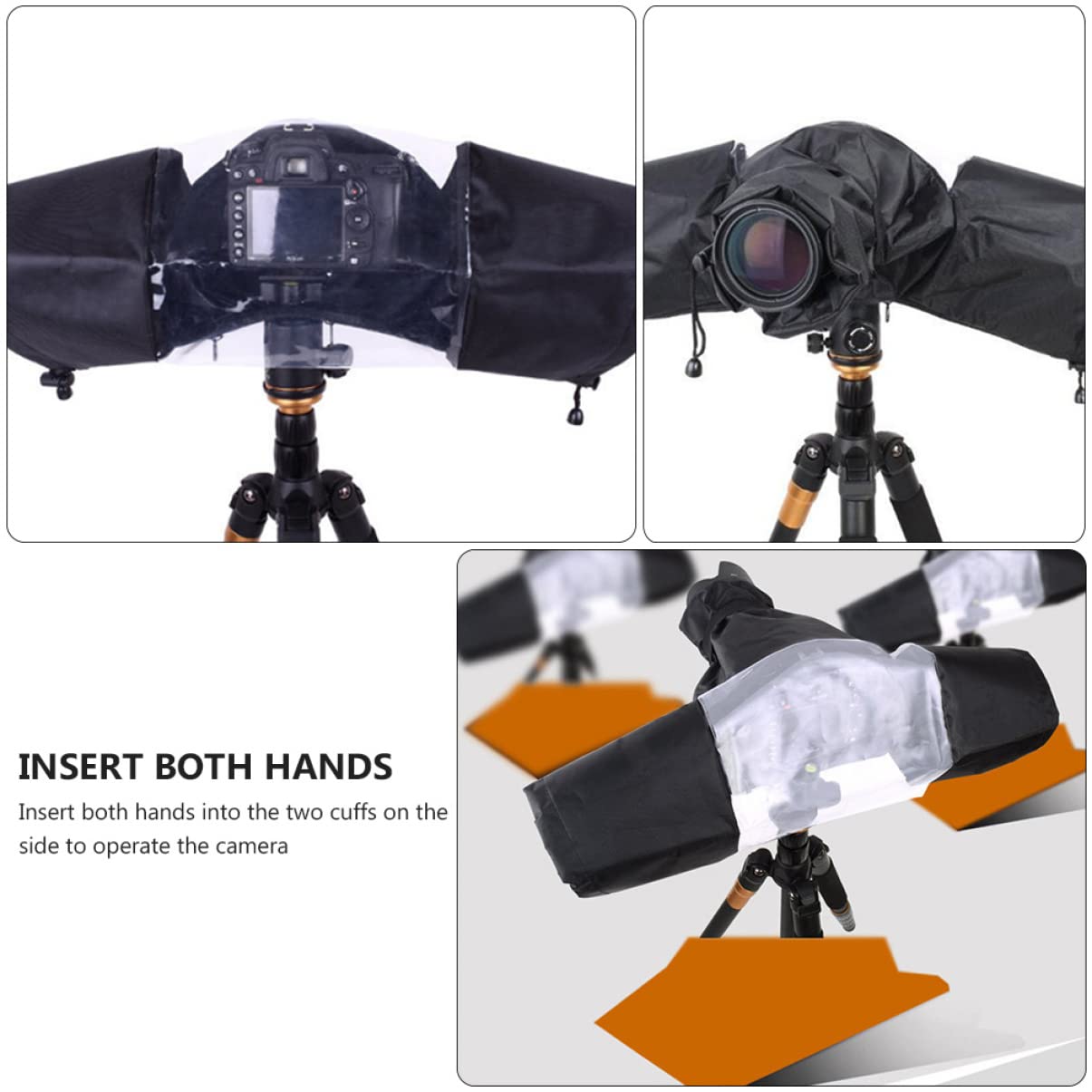 Gadpiparty 1Pc Professional Camera Rain Cover for Sleeve Easy to Install Durable Protection for Outdoor Photography Present for Camera Enthusiasts