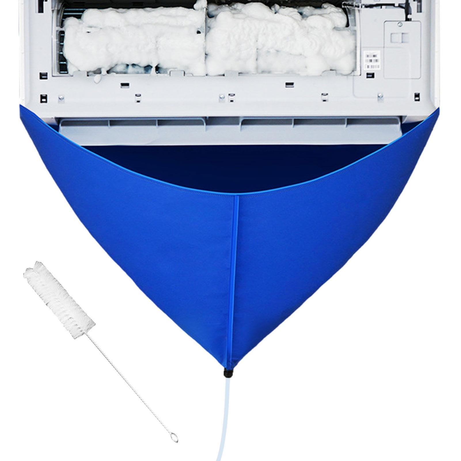 Kit Pulizia Condizionatore - Copertura Impermeabile 100x56x69 Cm, Con Tubo E Spazzola - Foto 9