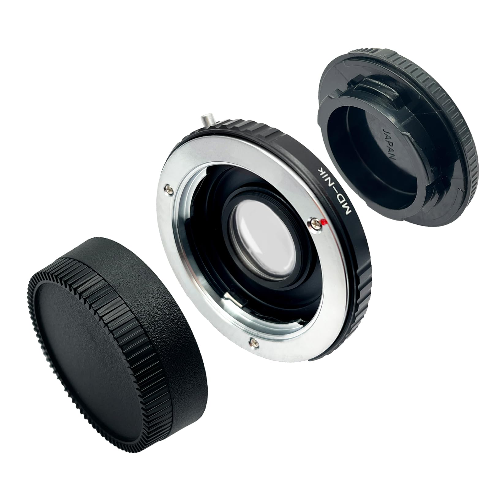 Adaptateur d'objectif MD vers Nik - Compatible avec objectif Minolta (MD/MC) sur appareils photo reflex Nik-F D780, D3000, D3100, D3200, D3400, D3400, D5000, D5100, D5200(MD vers Nik(Ai) - Avec