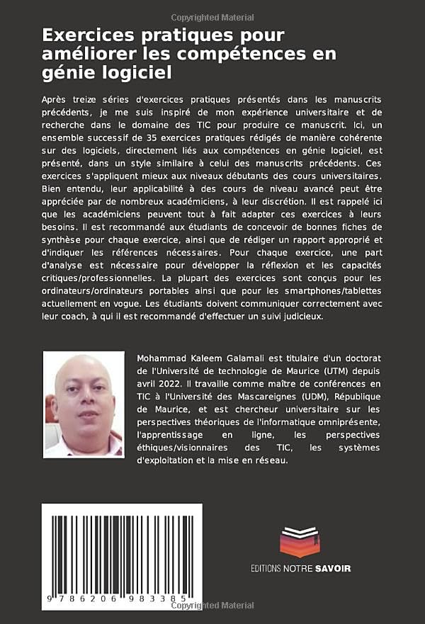 Image secondaire de Exercices pratiques pour maîtriser le génie logiciel