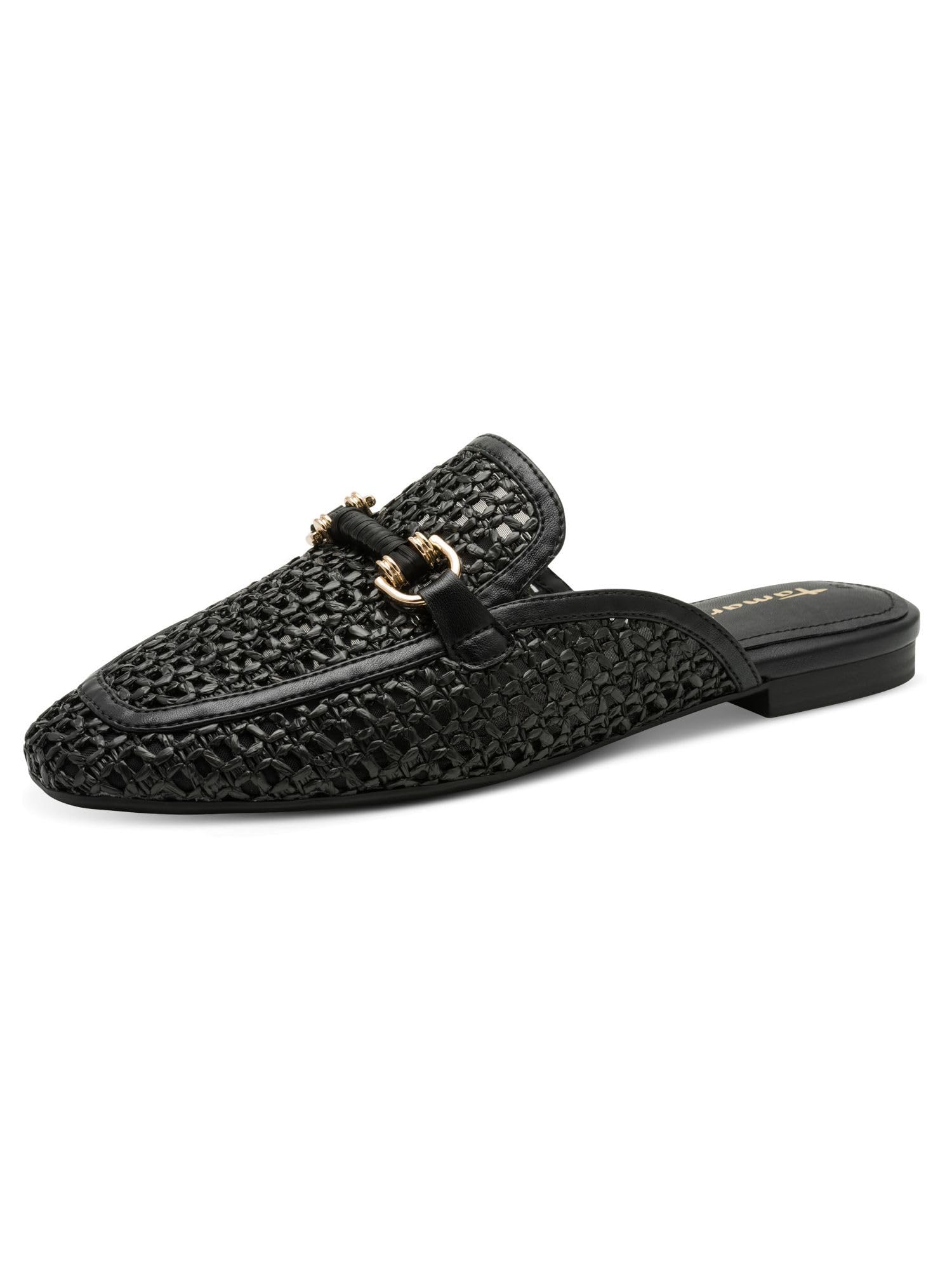 Tamaris Women's flat sabot black 4 UK