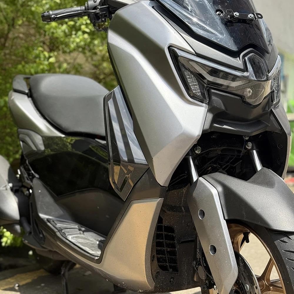 Do NMAX 125 155 V3 2025 2026 boczne deflektory powietrza owiewka nogi podwójne deflektory bąbelkowe