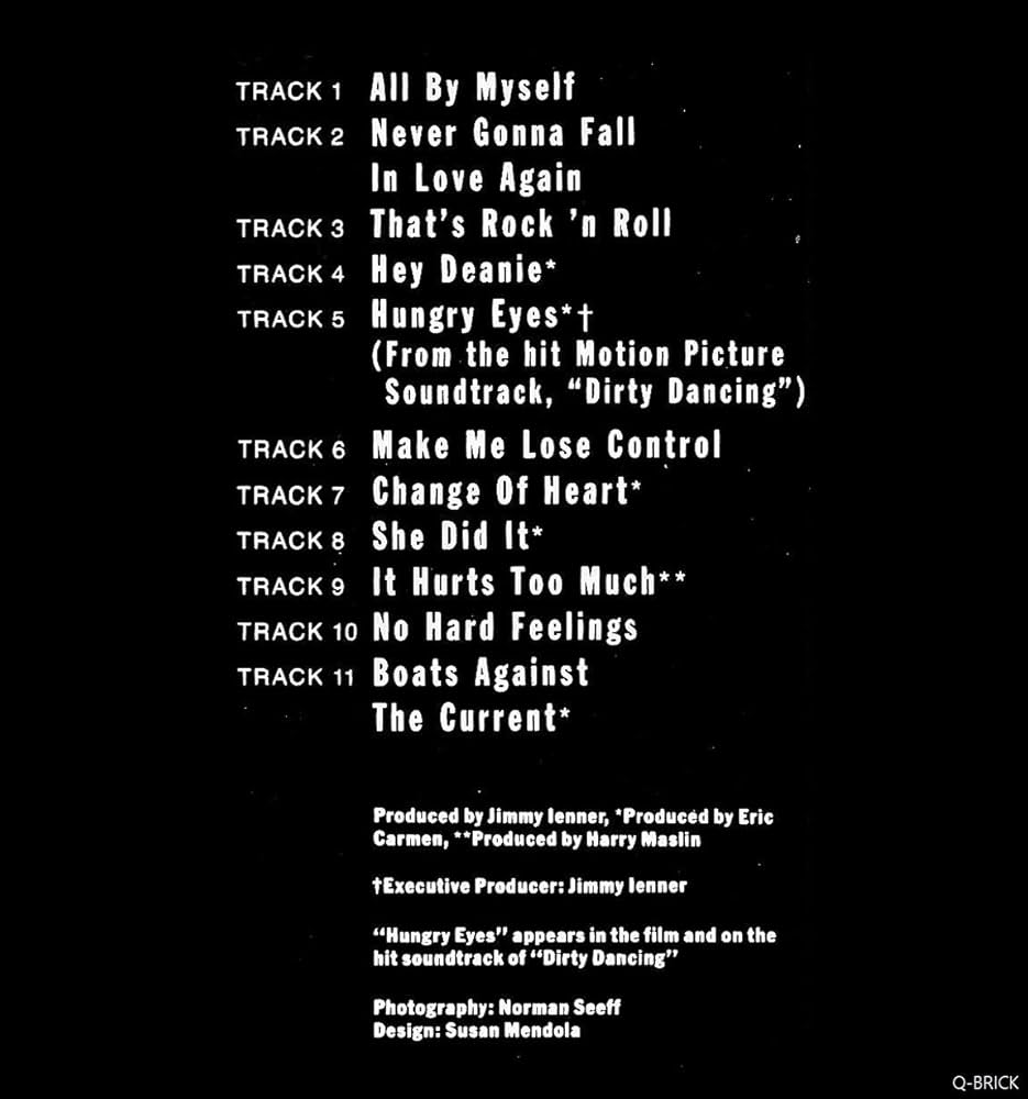 エリック・カルメン/オール・バイ・マイセルフ　8センチシングル8cm cd エリック・カルメン/オール・バイ・マイセルフ 8センチシングル