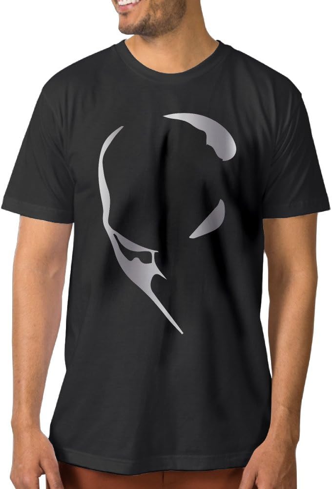 Spawn Face Platinum Logo Men's T Shirts Black