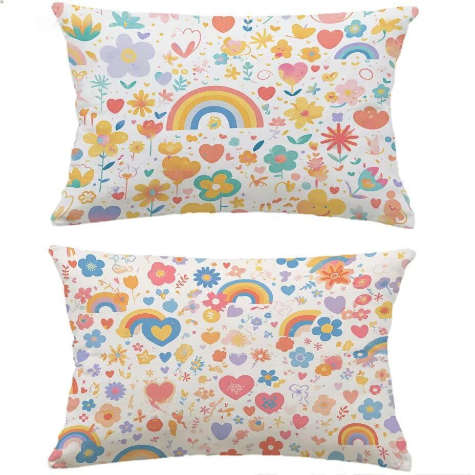 Coussin de jardin impérmeable 40x70 floral crème pour canapé rattan balcon