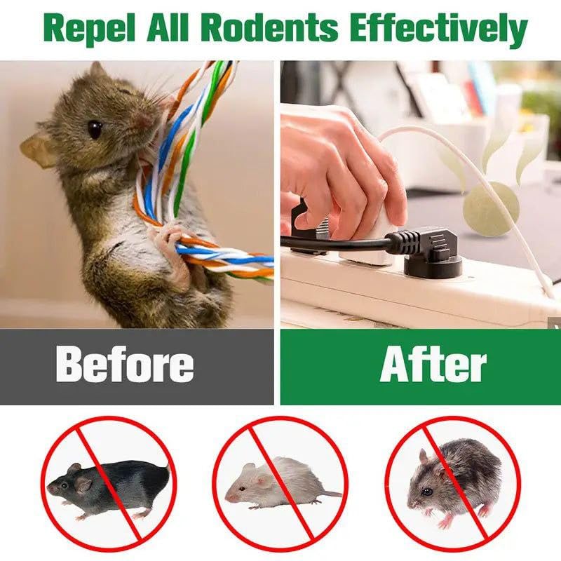 Image of Mouse & Rat Repellent Pills - Peppermint Oil Formula for Car, Garage, Home - Keep Rodents Away Naturally (Pack of 10)