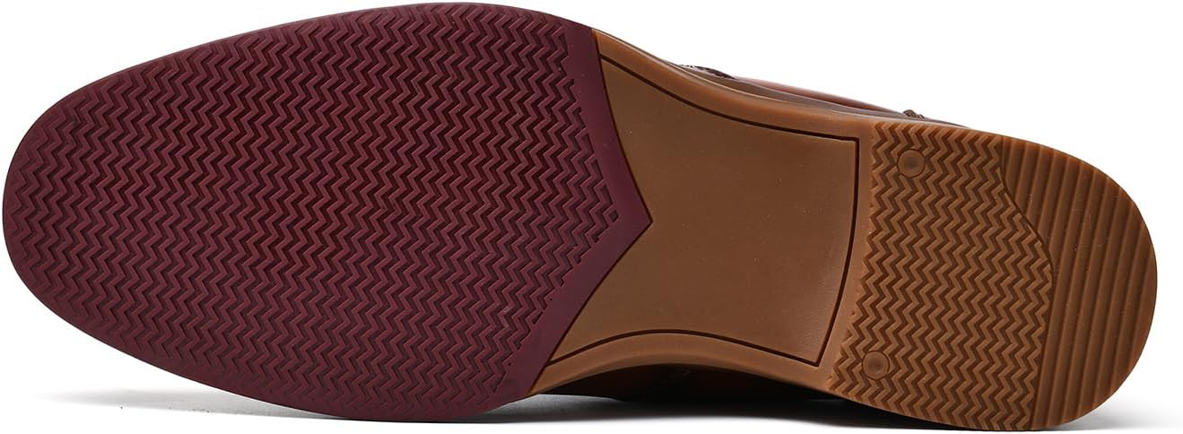 ArcBrothers Mens Chelsea Boots,Slip-on Formal Dress Boots for Men Casual Ankle Men Boots - Image 3