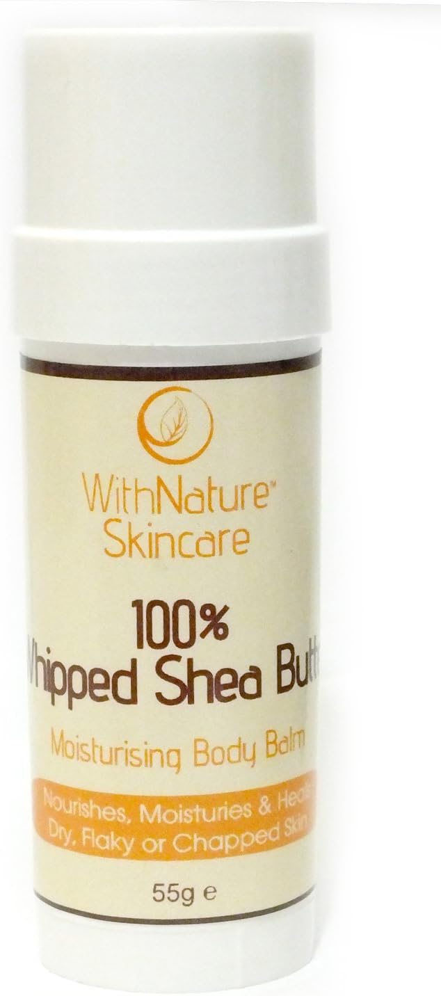 WithNature Skincare100% Organic Unrefined Whipped Shea Butter (Body Balm 55g) by WithNature Skincare