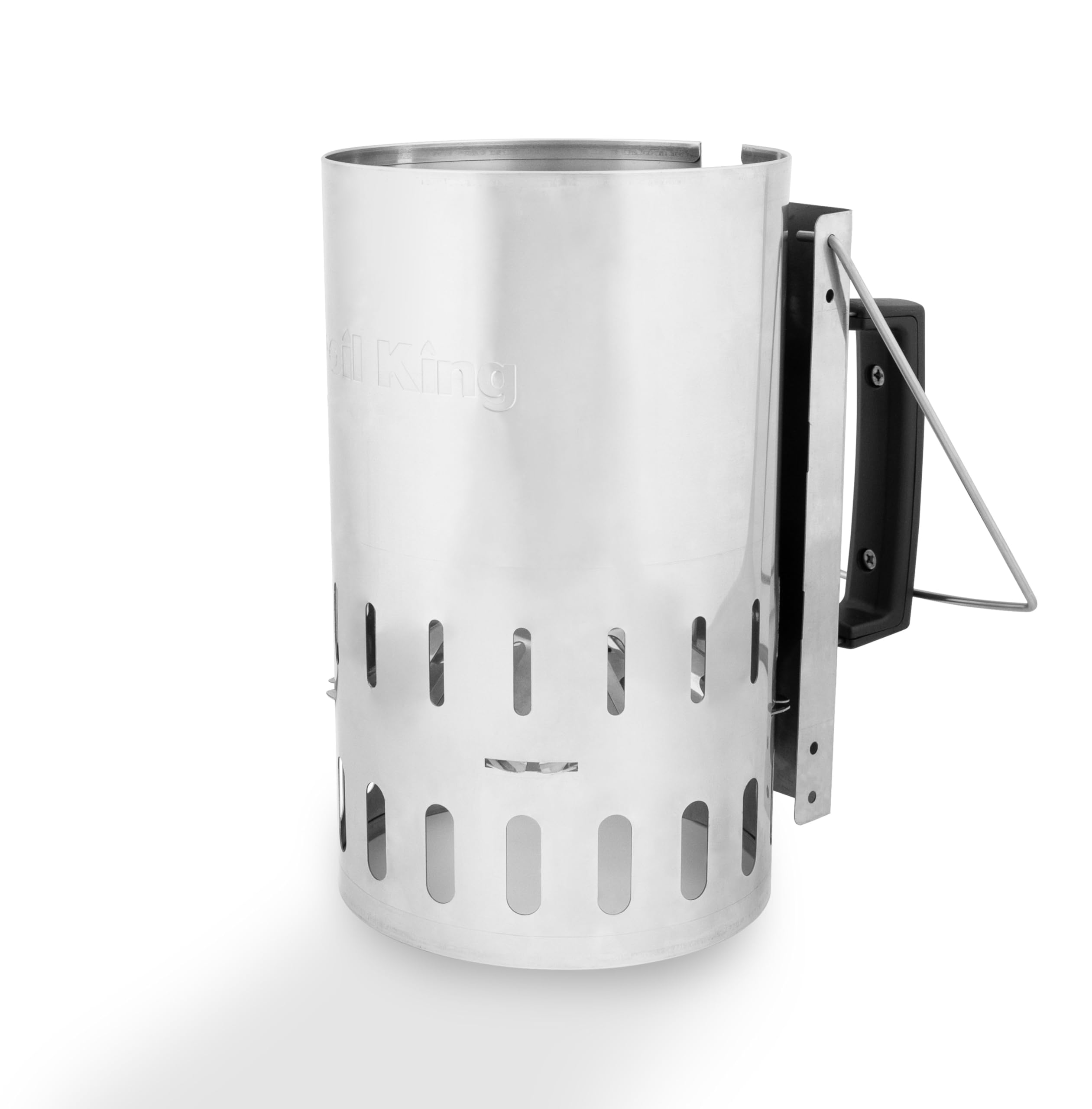 Broil King 63970 - Arrancador de carbón para chimenea, acero inoxidable
