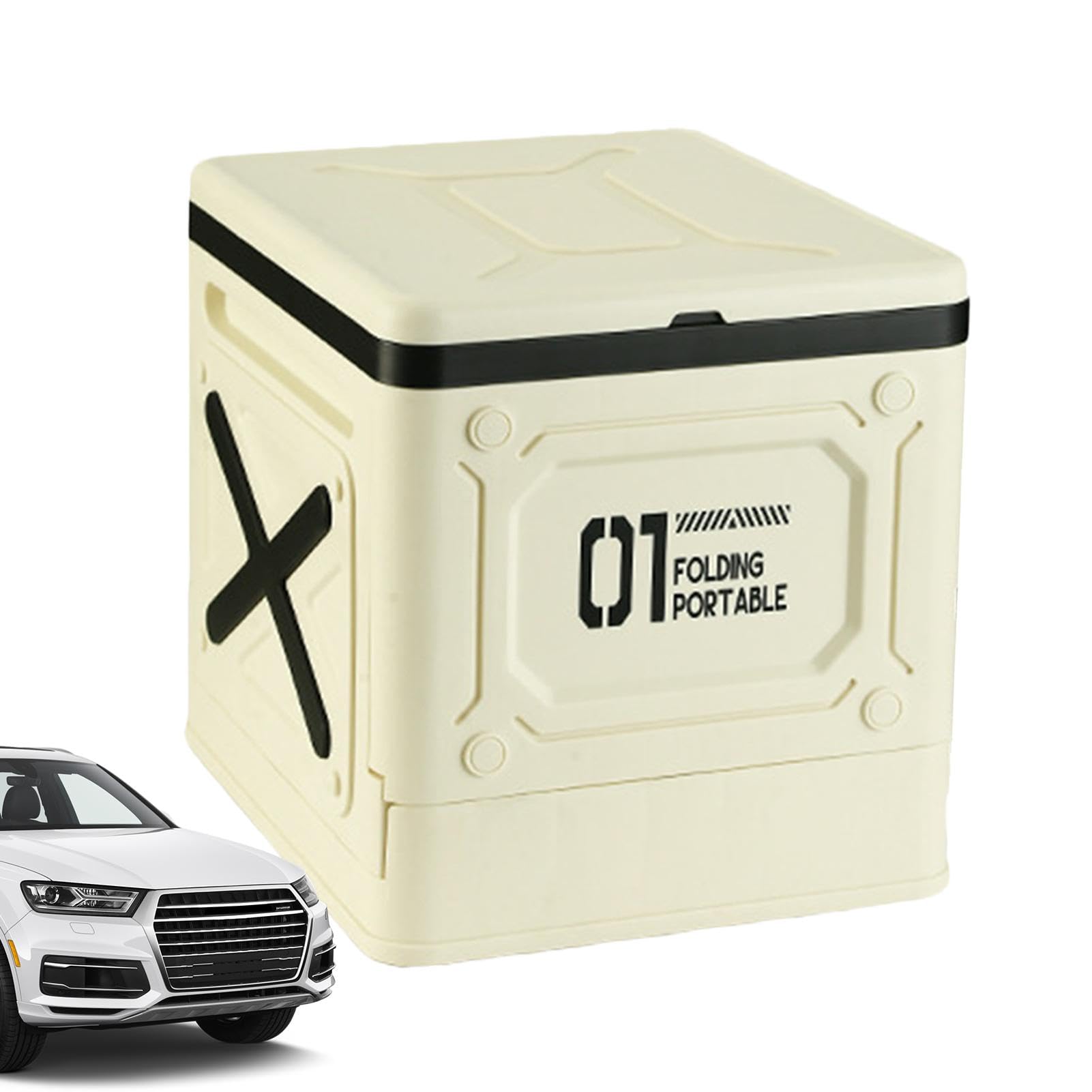 Pot portable pour adultes et toilette de camping pliante avec couvercle robuste