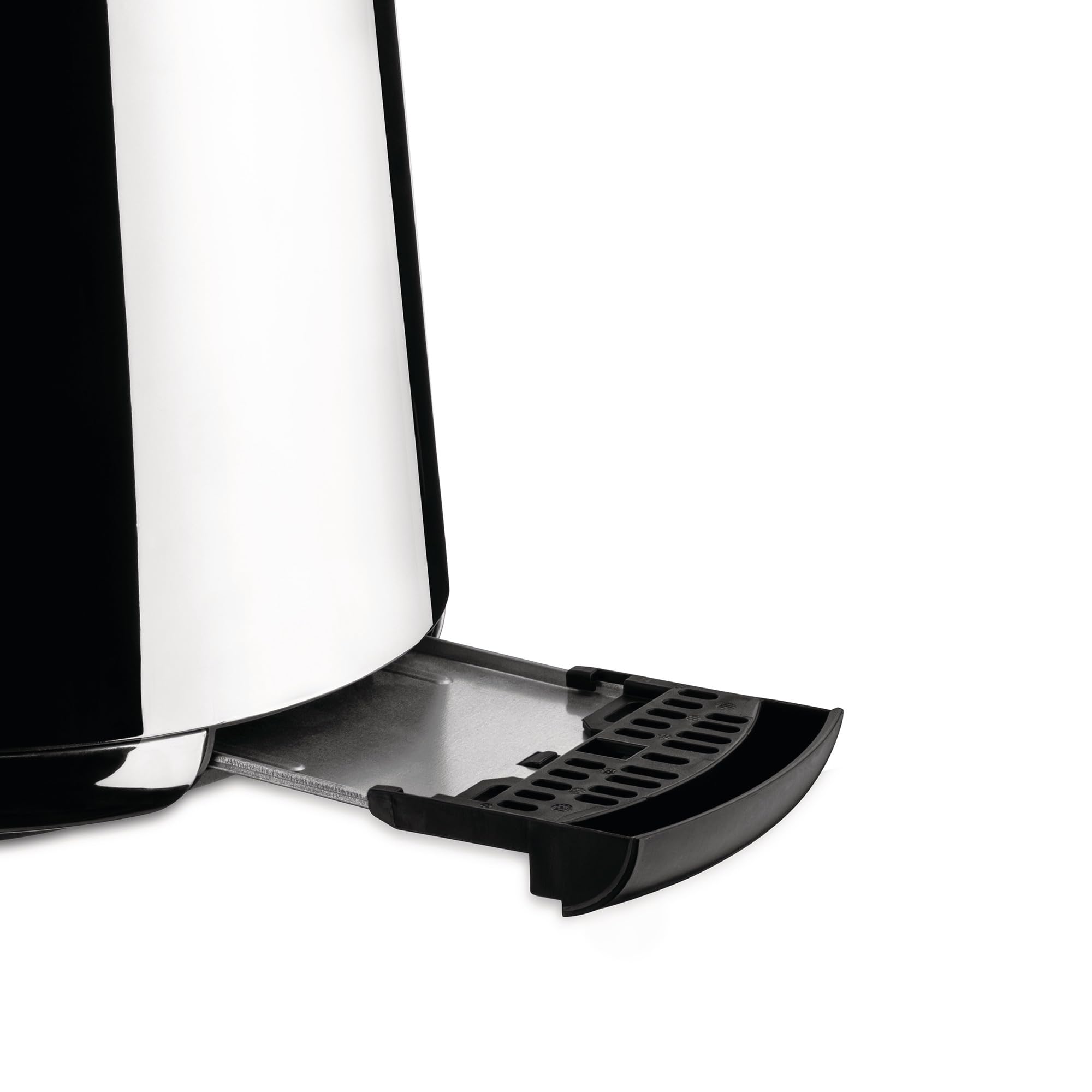 Alessi Toru NE03 B - Tostapane Elettrico di Design, in Acciaio Inossidabile 18/10 e Resina Termoplastica, Presa Europea, 925W, Nero